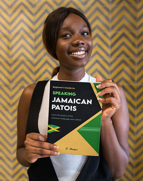 Woman holding the guide